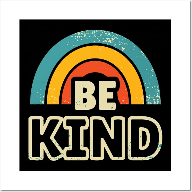 Be Kind Retro Colors Wall Art by dkdesigns27